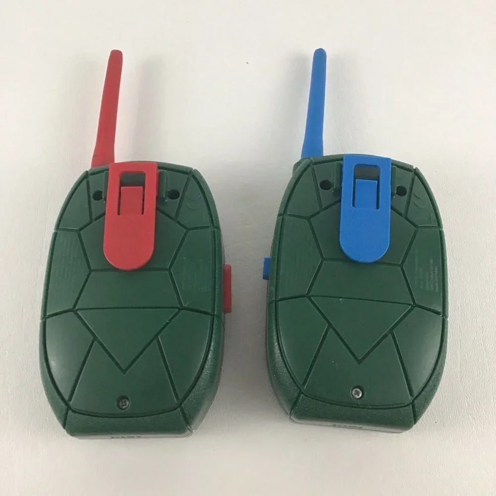 Teenage Mutant Ninja Turtles Walkie Talkies Leo Mikey Donny Playmates Toys TMNT